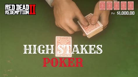 high stakes poker rdr2|HIGH STAKES POKER ON A BOAT .